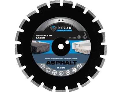 Diamantový kotouč NOZAR ASFALT 350 - 25,4mm