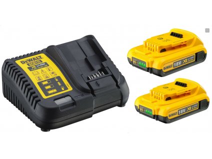 DeWALT DCB115D2 18V 2x 2,0Ah akumulátor + nabíječka