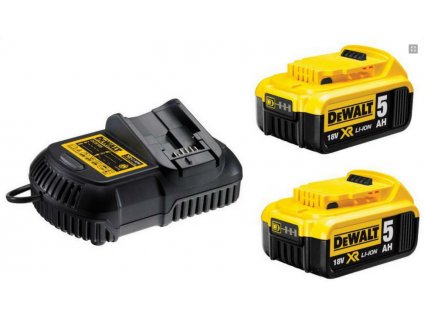 DeWALT DCB115P2 18V 2x 5,0Ah akumulátor + nabíječka