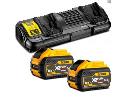DeWALT DCB132X2 sada dvojité nabíječky a 2x aku flexvolt 9,0 Ah