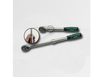 HONITON RÁČNA TELESKOPICKÁ 72 ZUBŮ 1/2" 300-445 MM