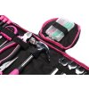 SIXTOL Sada nářadí HOME PINK 120 BAG