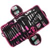 SIXTOL Sada nářadí HOME PINK 120 BAG