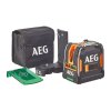 Laser křížový + olovnice AEG CLG330-K, zelený