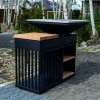 Ohniště zahradní s grilem Kratki Quadrum Horizontal