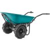 EXTOL Kolečko dvoukolák s převodovkou aku, 260kg, 100l, 40V Li-ion, 6Ah