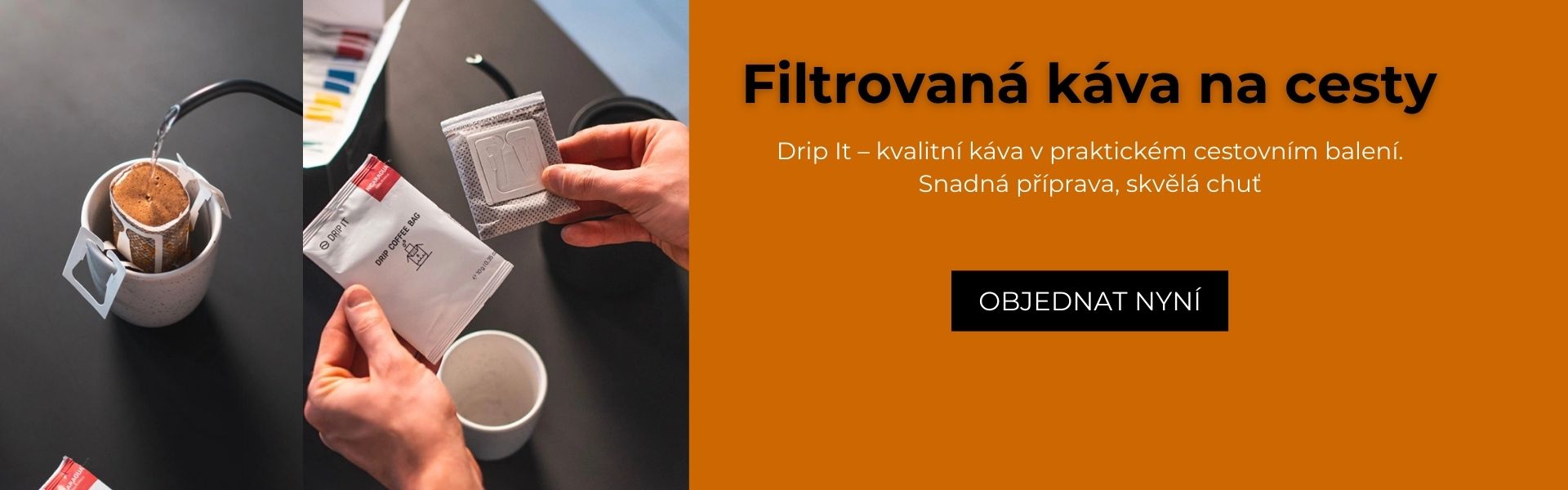 Filtrovaná káva na cesty
