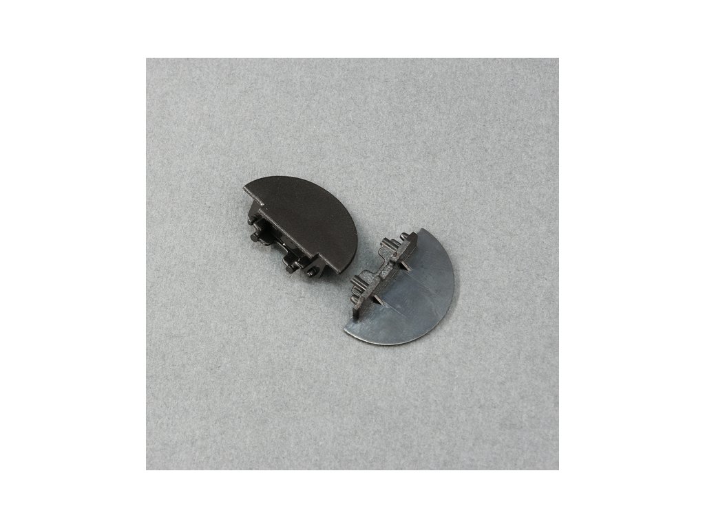 3120 2 stronglumio koncovky k liste groove cerna kulata par