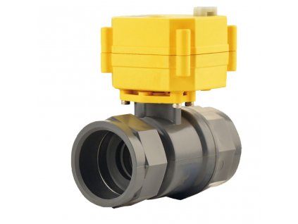Elektricky kulovy ventil LILIE GrauGelb 530 mm2 l