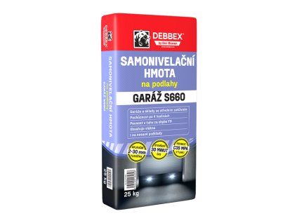 Samonivelacni hmota na podlahy GARAZ S660 debbex by den braven web 2025 1