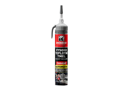 Vysokoteplotni tmel Gasket Sealant cerveny AUTOMATIC debbex by den braven web v3