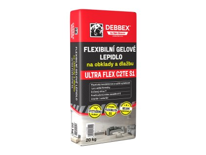 Flexibilni gelove lepidlo na obklady a dlazbu ULTRA FLEX C2TE S1 debbex by den braven web 2025