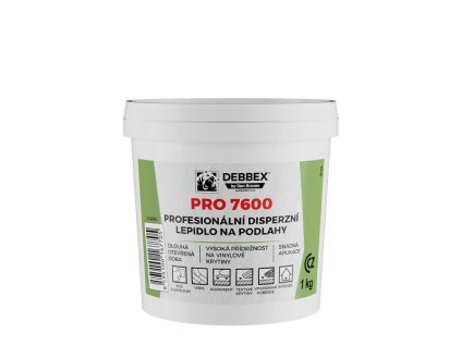 Profesionalni disperzni lepidlo na podlahy PRO 7600 1 kg debbex by den braven web 20253