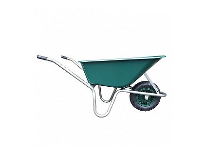 Kolečko zahradní PVC korba 100l zelené  zelené