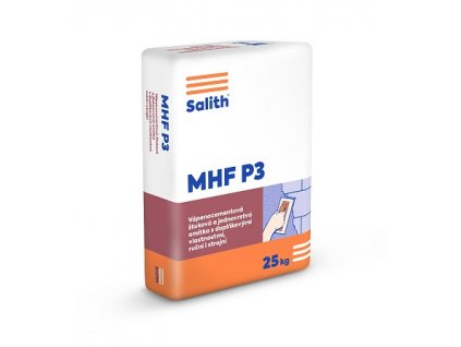 Omítka MHF P3 25 kg  Vápenocementová štuková a jednovrstvá omítka s doplňkovými vlastnostmi