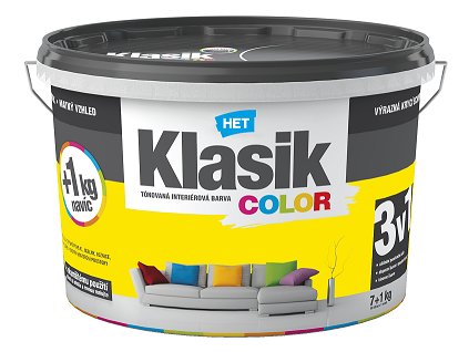 Klasik color 0618 žlutá sytá 4 kg  tónovaná interiérová barva