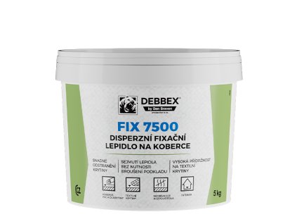 Disperzni fixacni lepidlo na koberce FIX 7500 debbex by den braven web 2025