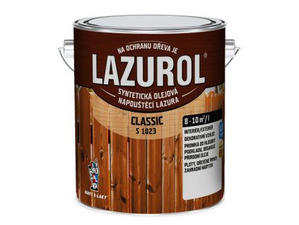 Lazurol Teak S1023/023 2,50l Classic  tenkovrstvá lazura na dřevo s obsahem olejů