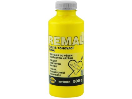 Barva tónovací žlutá tekutá 500g Remal