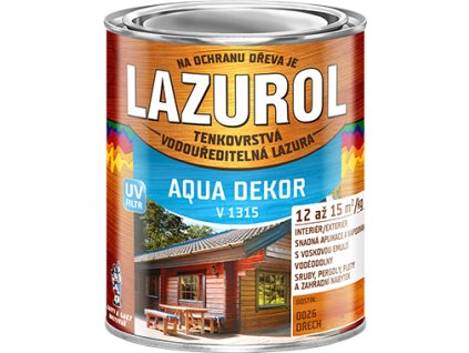 Lazurol Aqua dekor mahagon 0,7kg  Tenkovrstvá vodouředitelná lazura