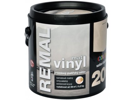 Remal Vinyl Color safari béžová 3,2 kg  omyvatelná barva na zeď