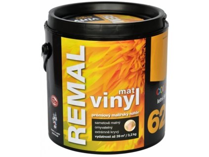 Remal Vinyl Color letní žlutá 3,2 kg  omyvatelná barva na zeď