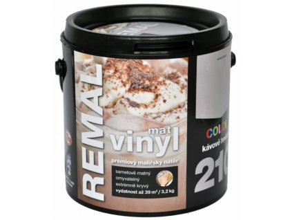 Remal Vinyl Color kávově hnědá 3,2 kg  omyvatelná barva na zeď