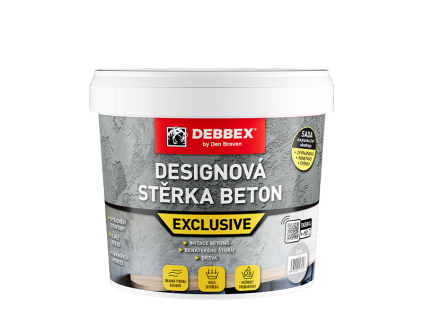 Designova sterka BETON EXCLUSIVE seda debbex web 2026
