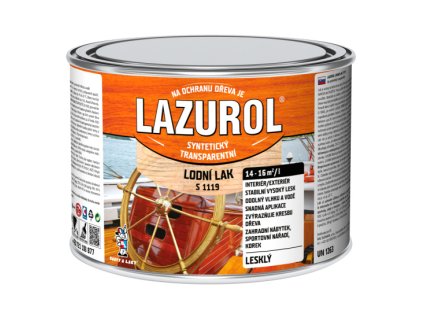 Lak syntetický lodní S1119 0,375l  bezbarvý, lesklý