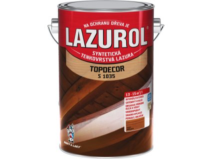 Lazurol Meranti T27 S1035 4,5l Topdecor  tenkovrstvá lazura na dřevo