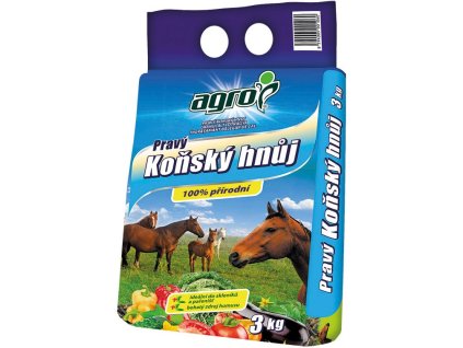Koňský hnůj 3 kg