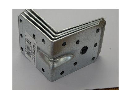 Uhelník prolisem 95x105x105x3,0mm  pozink