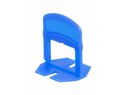 Mezerník 2 mm 100 ks plast modrý