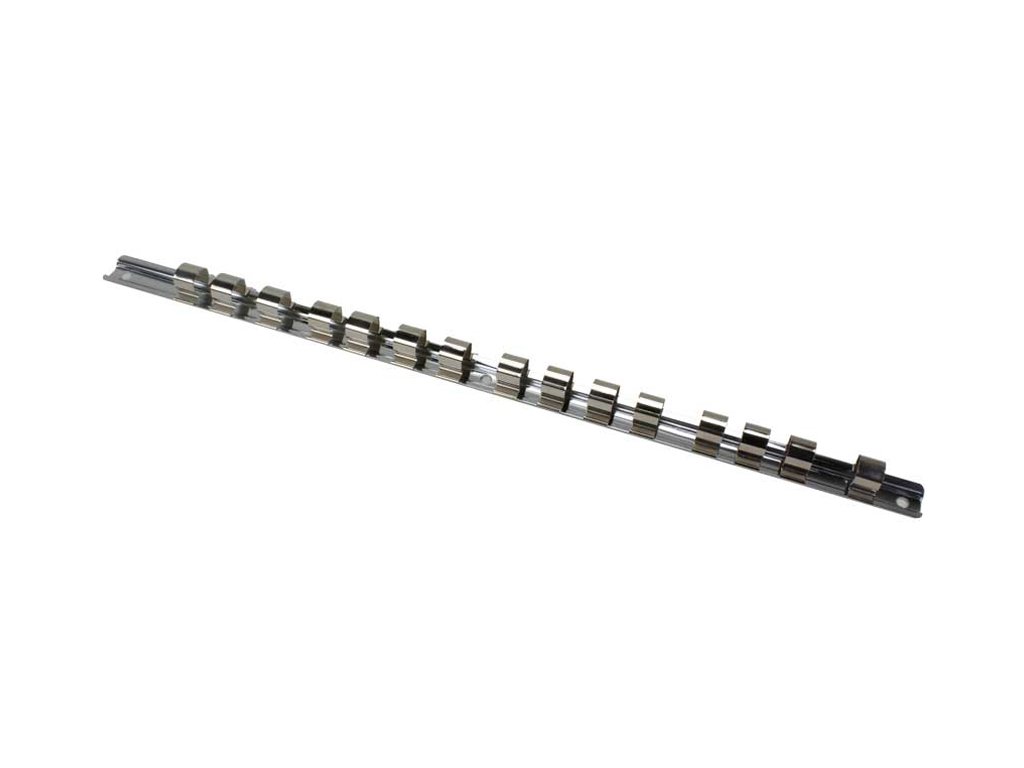Lišta pro nástrčné klíče, s vnitřním čtyřhranem 1/4“, 15 klipů, Triumf