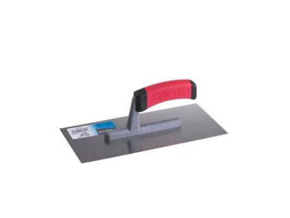 Hladítko nerez hladké, 270 mm, rukojeť gumová s polyamidovou patkou