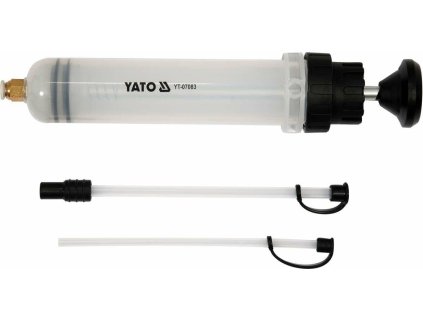 YATO Ruční pumpa, plnička - odsávačka oleje a kapalin 200ml