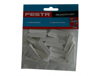Klíny obkladačské plastové, 0 - 8 mm, 30 ks