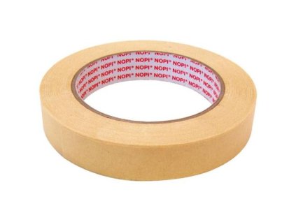 Páska maskovací, odstranitelná do 24 h, 50 m x 24 mm, žlutá