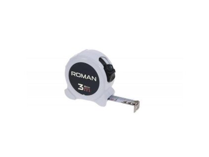 Metr svinovací ROMAN CE, 3 m, bílý, FESTA
