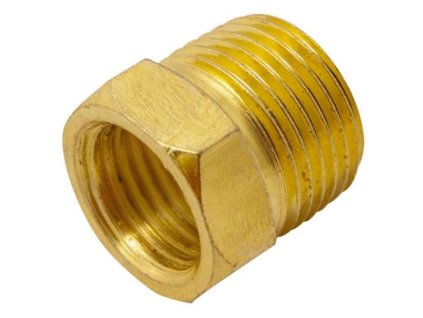 Redukce závitu 1/2" vnější, 3/8" vnitřní