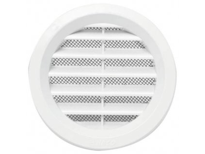 Mřížka větrací kruhová se síťovinou VM, Ø 140 mm, bílá 0403