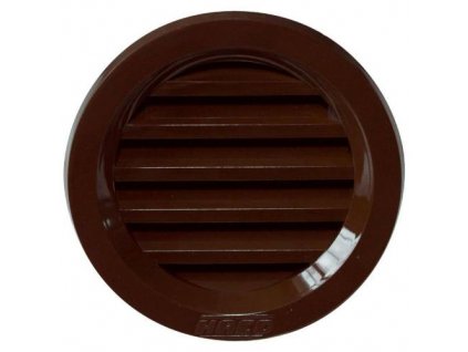 Mřížka větrací kruhová se síťovinou VM, Ø 140 mm, hnědá 0404
