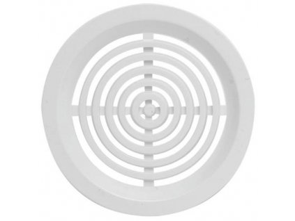 Mřížka větrací kruhová VM, Ø 50 mm, 4 ks, bílá 0413