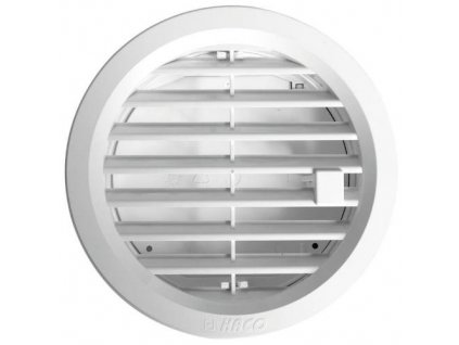 Mřížka větrací kruhová uzavíratelná VM, Ø 110 mm UB, bílá 0421