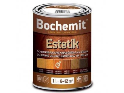 Bochemit Estetik Borovice 1 l, olejové napouštědlo na dřevo