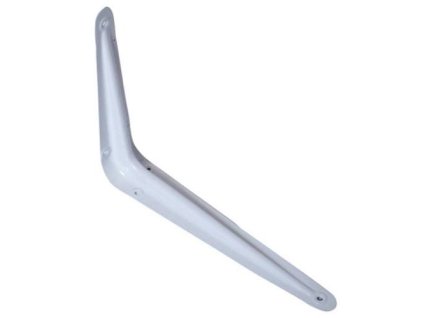 Konzole ocelová, 150 x 125 mm, bílá