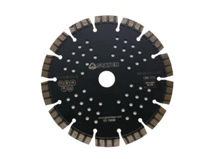 Kotouč diamantový segmentový FORMULA INTERCOOLER H12, Ø 180 x 22,2 x 12 mm, STAYER