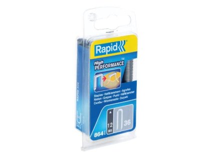 Spony kabelové High Performance 36/12 mm, 864 ks, blistr, Rapid