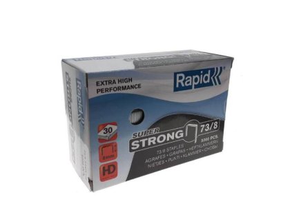 Spony Super Strong, 73/12 mm, 5000 ks, krabička, RAPID