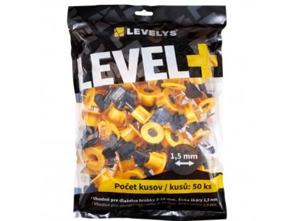 Vyrovnávač dlaždic LEVEL+, 50 ks s klíčem, LEVELYS
